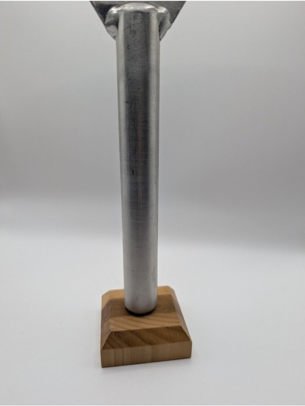 Mispillion River Brewing Tap Handle Black Silver Sailboat Metal Breweriana RARE - Picture 3 of 5
